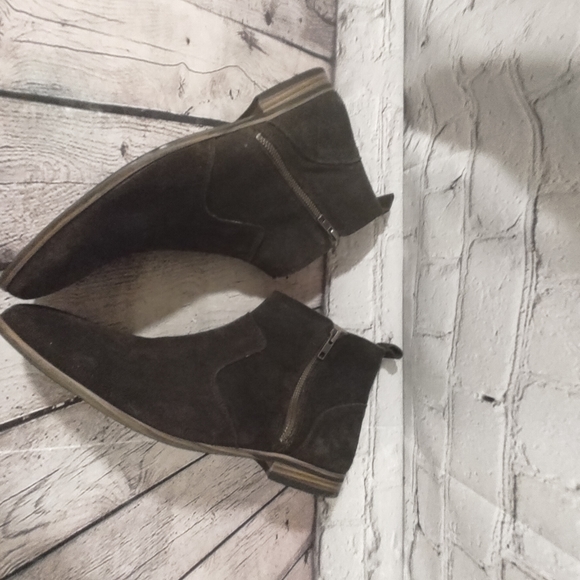 Topman Suede Brown Ankle Boots Men's 12 - Picture 5 of 11